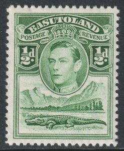 Basutoland Scott 18 - SG18, 1938 George VI 1/2d MH*
