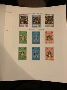 New Hebrides 1976 Small Mint Lot on Album Page NW-193126