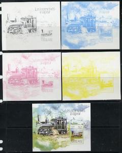 Togo 2013 Locomotives - Atlas 0-8-8 deluxe sheet - the se...