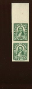 Panama 221 Centenary of Independence India Plate Proof on Card Pair of 2 Stamps