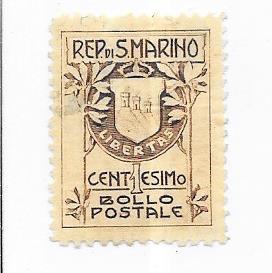 San Marino #78 1c   (MH)  CV $8.00