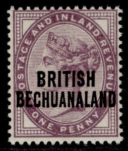 BRITISH BECHUANALAND QV SG33, 1d lilac, NH MINT.