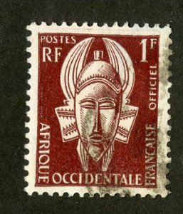 FRENCH WEST AFRICA O1 USED BIN $1.00 ART