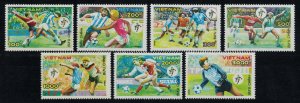 VIETNAM 1990 - Sport, football / complete set MNH