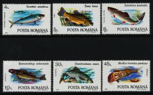 Romania 3728-33 MNH Fish