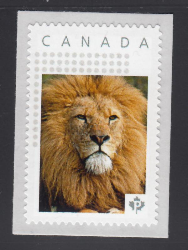 lq. LION = HEAD = Wild Cat = Picture Postage stamp MNH Canada 2014 [p6sn6] 