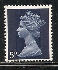 Great Britain MH8 s.g. 735 5d Machin MNH