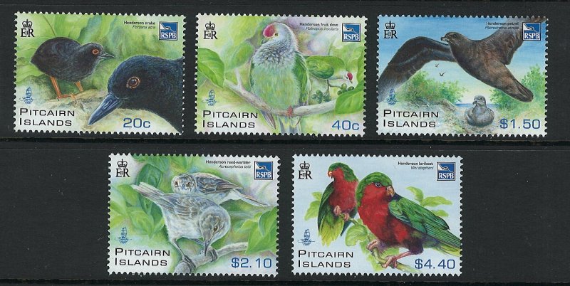 Pitcairn Islands Scott 727-731 MNH  Complete Set