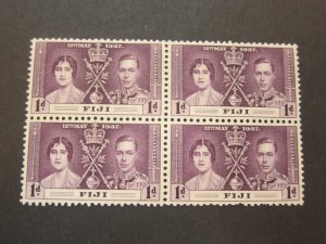 Fiji 1937 Sc 114 BLK(4) MNH