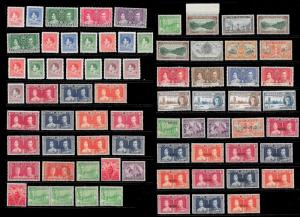 BRITISH COLONIES (1250+ Stamps) Omnibus Set Stamps Pairs Singles MNH/Mint/Used