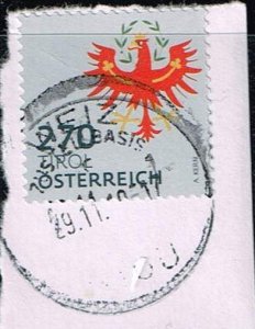 Austria 2018 Sc.#2743 used Coat of arms (excerpts): Tyrol