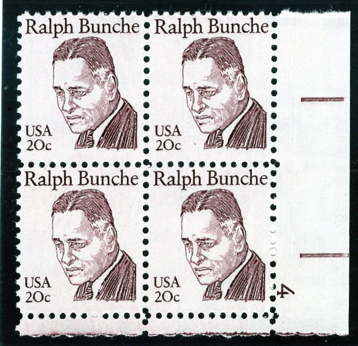 1860 Ralph Bunche, MNH LR-PB/4 (#4)