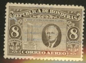 Honduras  Scott C163 used  Redrawn 1947 airmail stamp