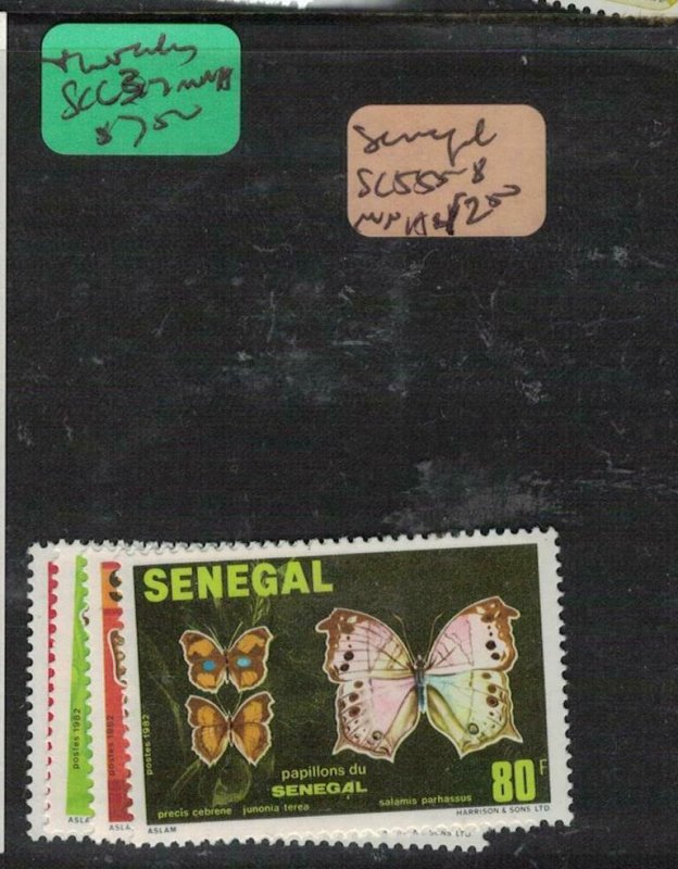 Senegal Butterflies SC 555-8 MNH (5ers) 