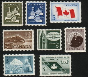 Canada - #437- 444 Stamp Lot from 1965 - MNH * PO Fresh
