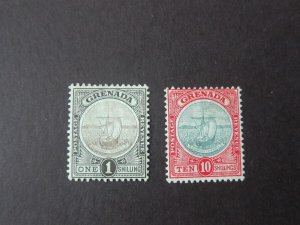 Grenada 1908 Sc 77-78 MH