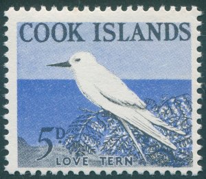 Cook Islands 1963 5d White Tern SG166 MNH