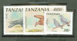 Tanzania #611B/616A-B  Single