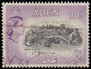 Aden #61A, Incomplete Set, High Value, 1957, Used