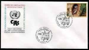 367-370 UN - Geneva Endangered Species FDC