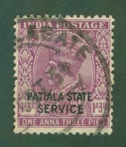 INDIA PATIALA O43 USED BIN $0.50