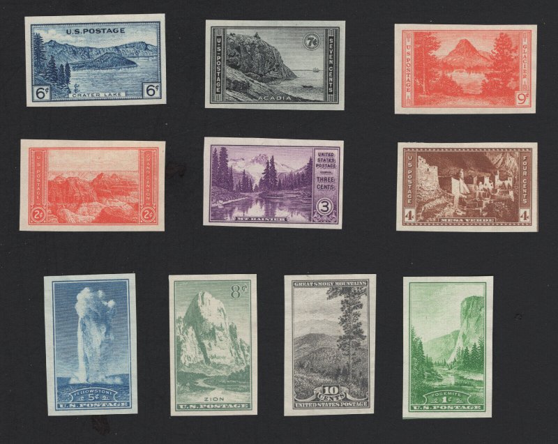 United States MINT Scott Number 756-765  MNH   F-VF  #A4   -  BARNEYS