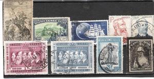 Belgian Congo 9 later issues ac/ah