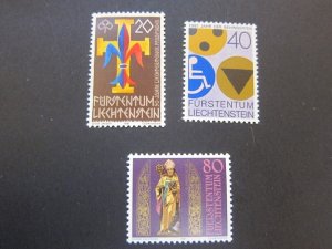 Liechtenstein 1981 Sc 711-13 set MNH