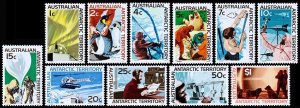 Australian Antarctic Territory Scott L8-L18 (1966-68) Mint NH VF Complete Set C