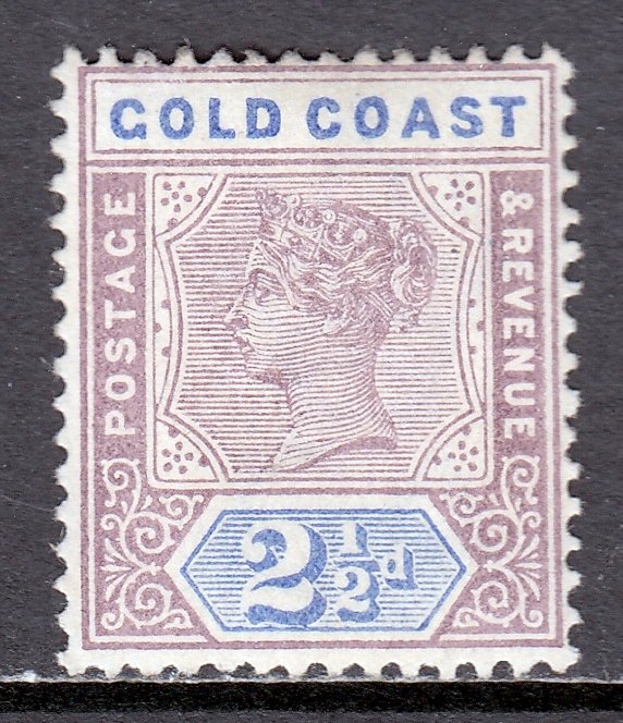 Gold Coast - Scott #29 - MH - Pencil on reverse - SCV $8.50