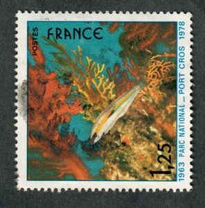 France #1605 used single