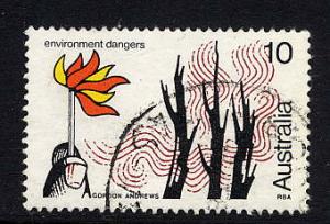 Australia #607 used, Avoid Bush Fires