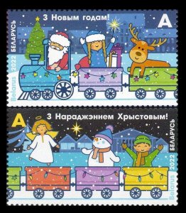 2022 Belarus 1475-1476 Happy New Year - Christmas!