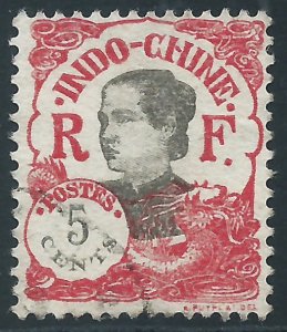 Indo-China, Sc #102, 5c Used