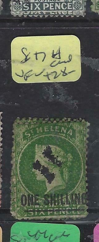 ST HELENA  (P0705BB)  QV 1/-     SG  17   H CANCEL   VFU