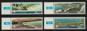 SOUTH WEST AFRICA #467-470 1980 Water Conservation Dams  Desert MNH Set