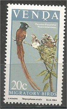 VENDA, 1984, MNH 20c, Birds, Scott 109