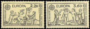 Scott #372-3 Europa MNH