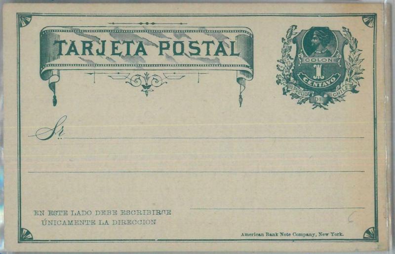 81562 - CHILE  - POSTAL HISTORY -  STATIONERY CARD  Higgings & Gage #  6  1882