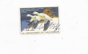 US FEDERAL DUCK STAMP, SCOTT# RW44