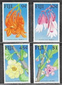 Fiji (1988) - Scott # 595 - 598,  MH