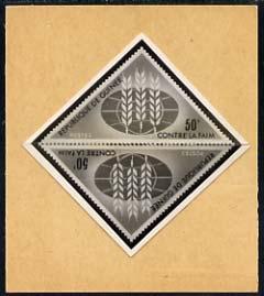 Guinea - Conakry 1963 Freedom From Hunger stamp sized pho...