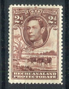 BECHUANALAND; 1938 early GVI Pictorial issue Mint hinged 2d. value