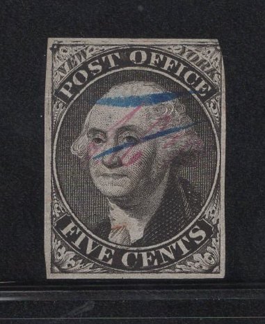 US Stamp Scott #9x1b Used SCV $675