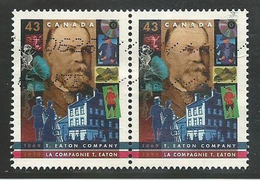 Canada #1510      Pair   used VF 1994  PD