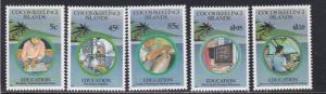 Cocos Islands # 278-282, Education, NH, 1/2 Cat.