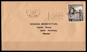 Malta 1962 United Against Malaria Special Postmark Postal History Cover