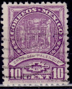 Mexico, 1934, Cross of Palenque, 10c, sw#763, used
