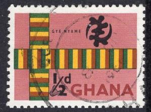 Ghana   #48  1959   used  1/2d.  Gye Nyame