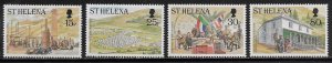 St Helena Scott #'s 751 - 754 MNH